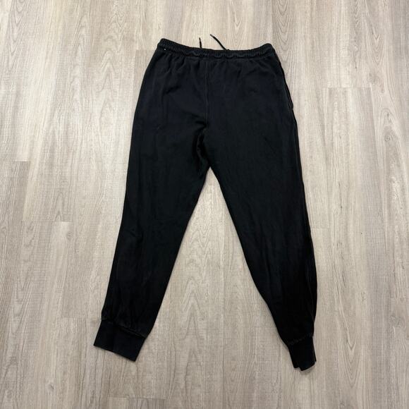 Nike Club Knit Jogger Sweatpants Men's Large Black Causal Cuffed FQ4330-010 - Picture 7 of 10